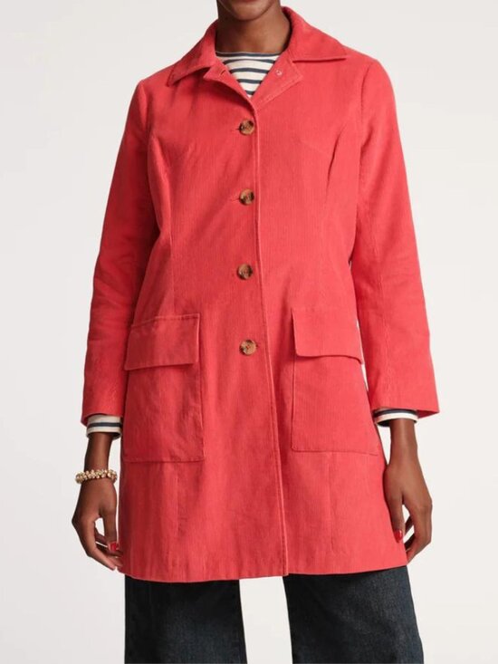 Frances Valentine Jackets & Blazers - Frances Valentine Corduroy Barn Jacket in Coral